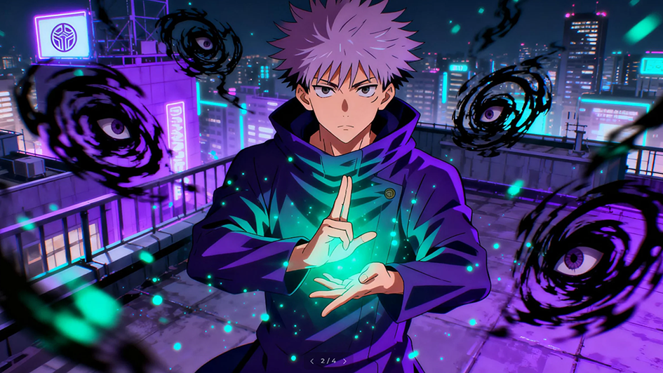 咒术回战 风格原创都市咒术师海报