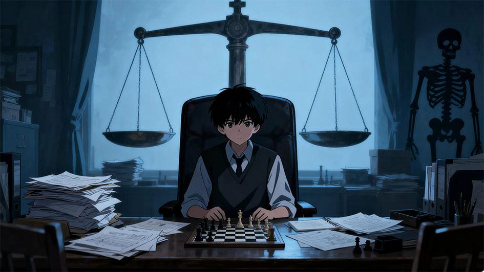 死亡笔记 风格原创智斗悬疑海报