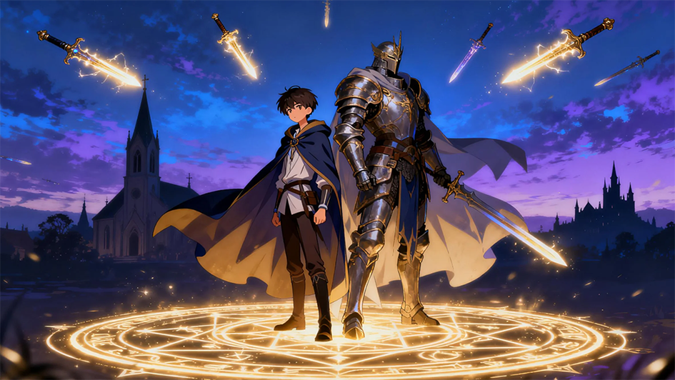 Fate/stay night 风格原创史诗奇幻海报