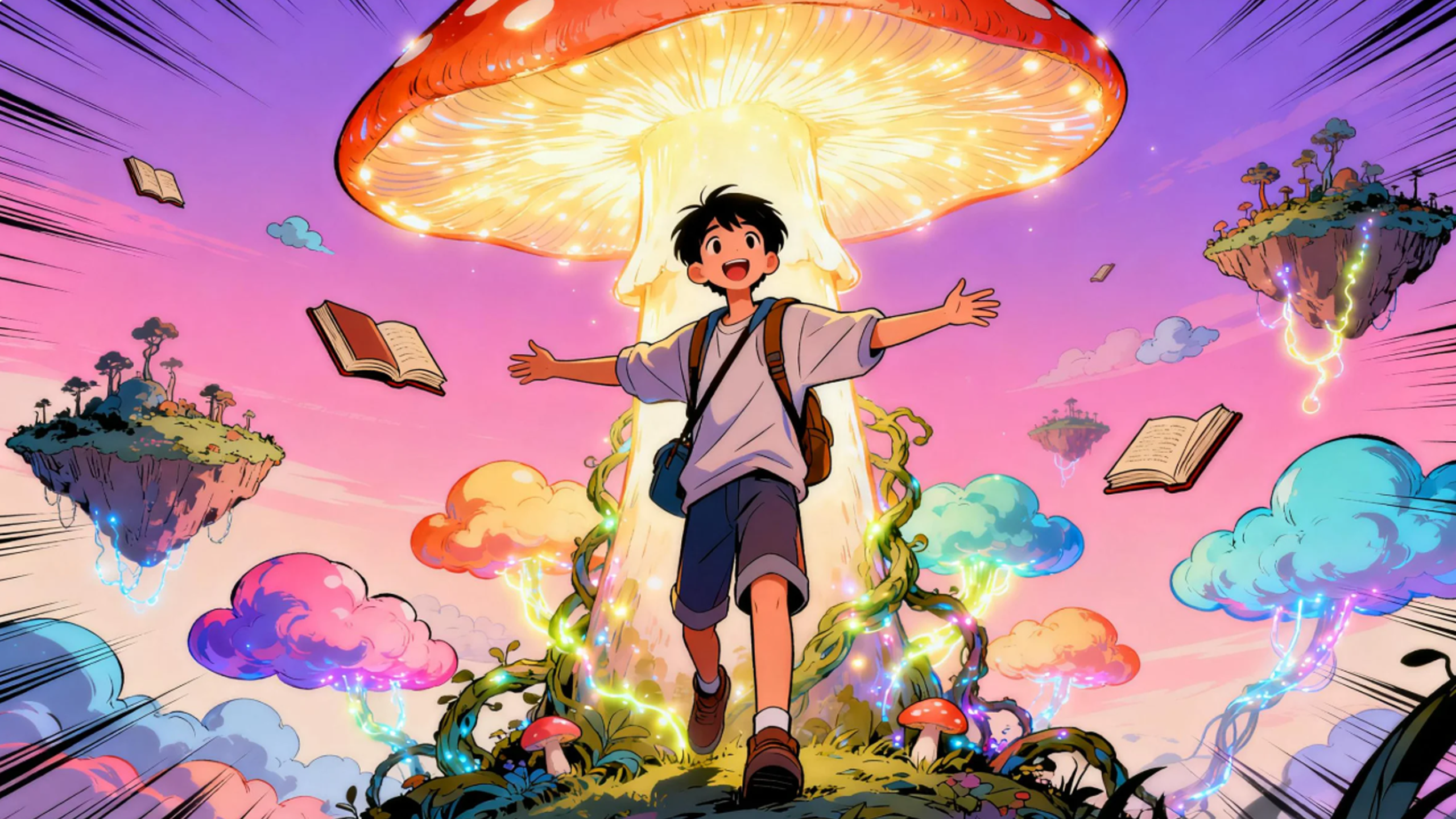 夜空与光（氛围图）